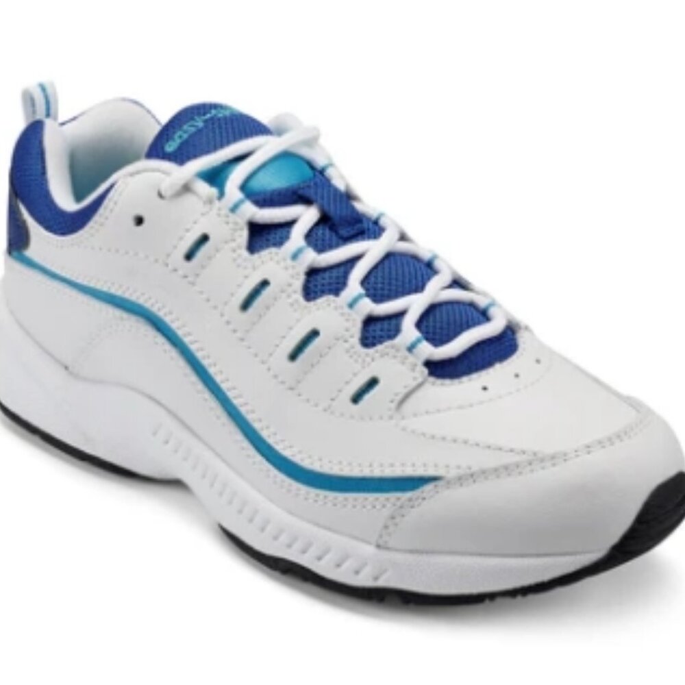 Easy Spirit/Romy Walking Shoe/White/Blue Multi/Size 6.5M